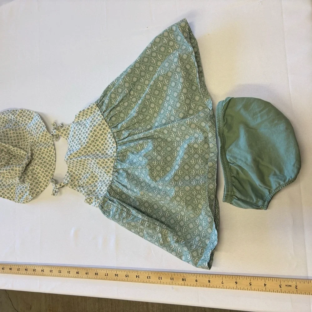 Carter's Green Patterned Diaper Cover Set